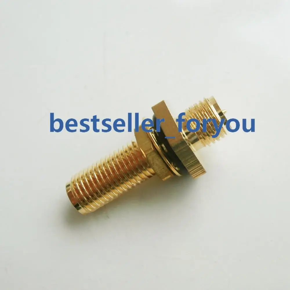 RPSMA RP-SMA 잭 너트 벌크 헤드 RF 어댑터 커넥터에 5Pcs SMA 암