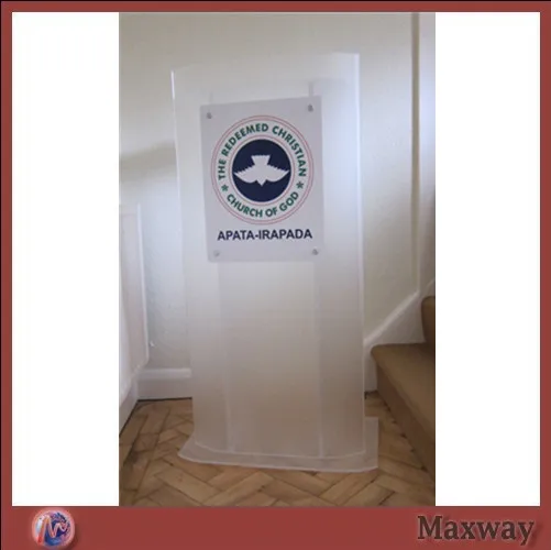 

acrylic podium/Acrylic frosted glass removable church lectern pulpit podium pulpitfurniture