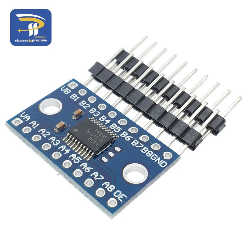 1.8V 3.3V 5V TXS0108E module 8 Channel Logic Level Converter 8 Way Convert TTL Bi-directional Mutual Convert