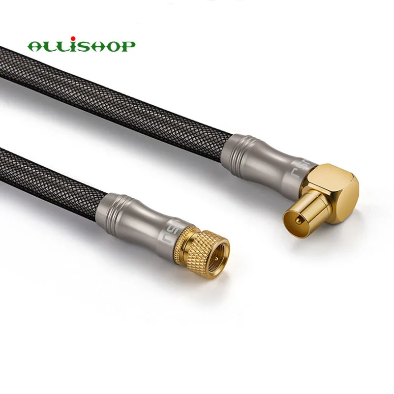 Cable Coaxial Premium para antena HDTV, conector Coaxial para DVB-T y DVB-T2, Radio de 75ohm, 3 tipos, 1080P