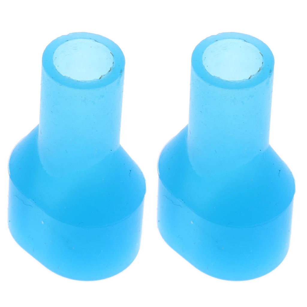 2 Pieces Replacement Hydration Bite Valves Silicone Blue For Camping Hiking Cycle Outdoor Sport Water Pack Bladder