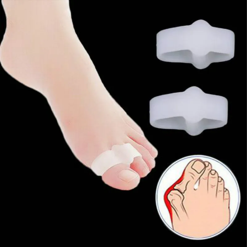 6 Pairs Gel Toe Separator Hallux Valgus Bunion Corrector Orthotics Pedicure Feet Bone Thumb Adjuster Correction Tool