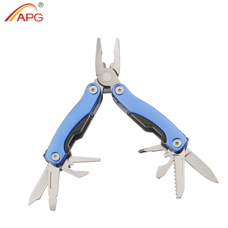 Карманные складные плоскогубцы APG, портативный ручной инструмент для улицы, нож для проволоки, отвертки, кемпинга, фотопила Карманные складные плоскогубцы APG, портативный ручной инструмент для улицы, нож для проволоки, отвертки, кемпинга, фотопила