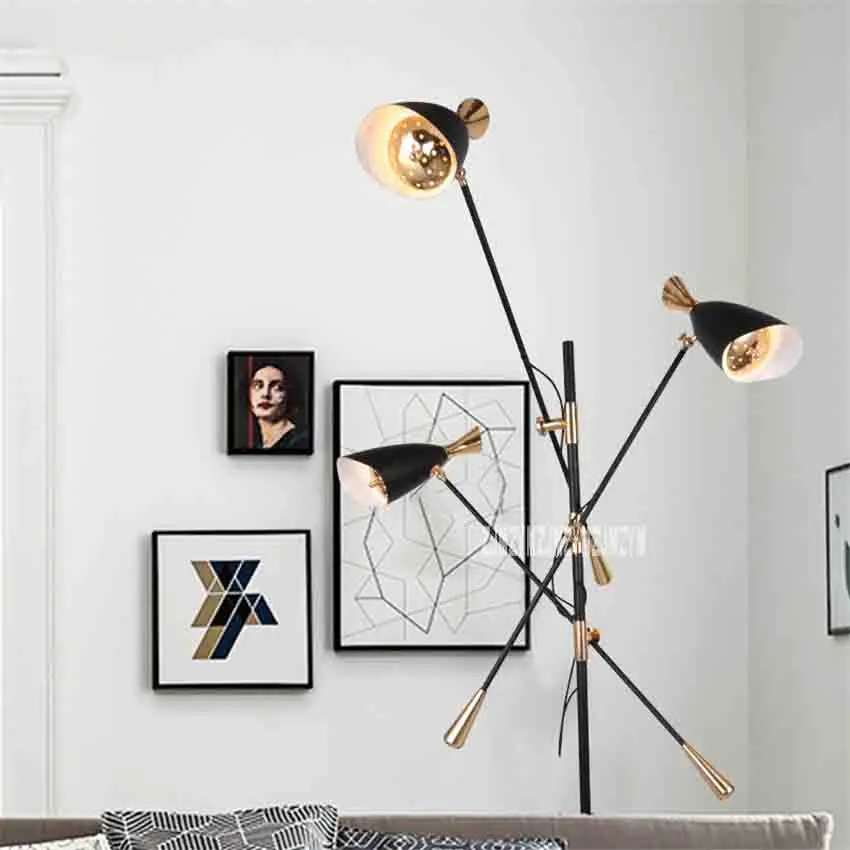 

New PL9697 Creative Nordic Post-modern Floor Lamp Eye-protecting LED Study Room Living Room Sofa Villa Model Room Art Floor Lamp