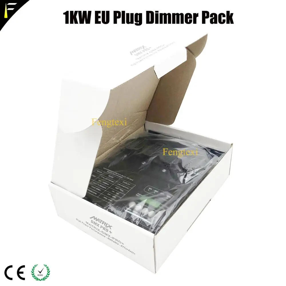 Stage Light Fixtures 4 Channel DMX Dimmer Pack Dimming Controller Adjustable Lighting Speed Dim or Switch Mode