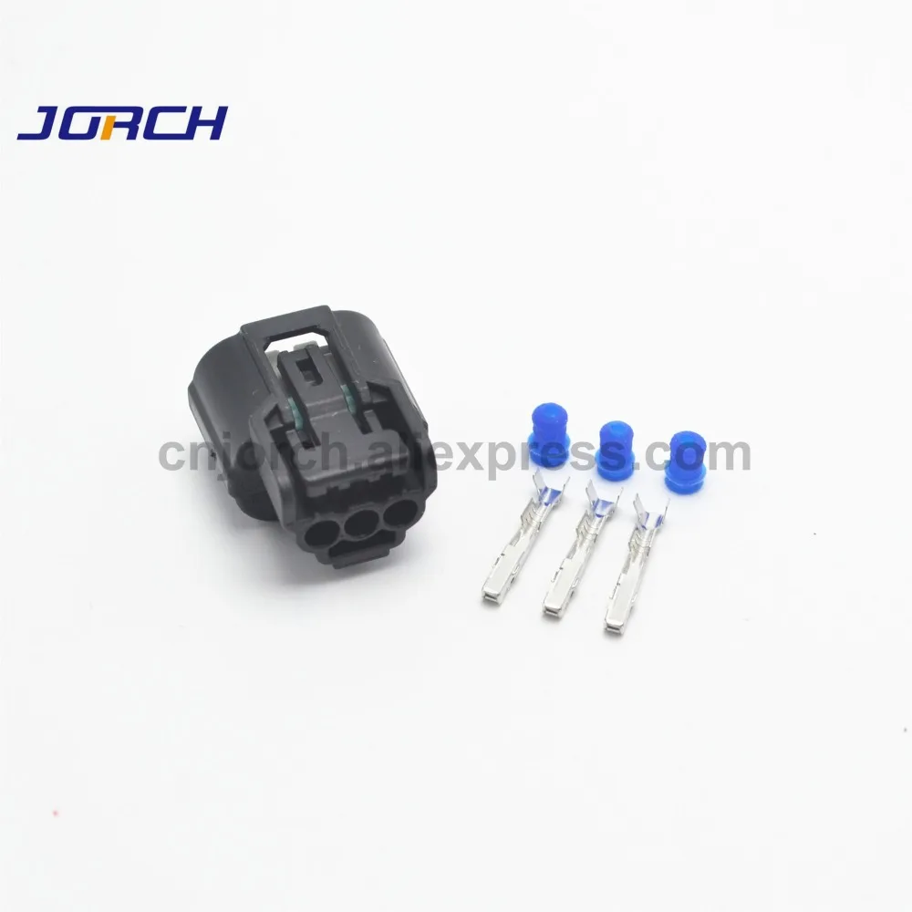 10 sets 3 pin Female Connector 6918-1833 For Honda Acura Sensors Sumitomo Center Rib HX 040 Auto Oxygen Sensor Plug