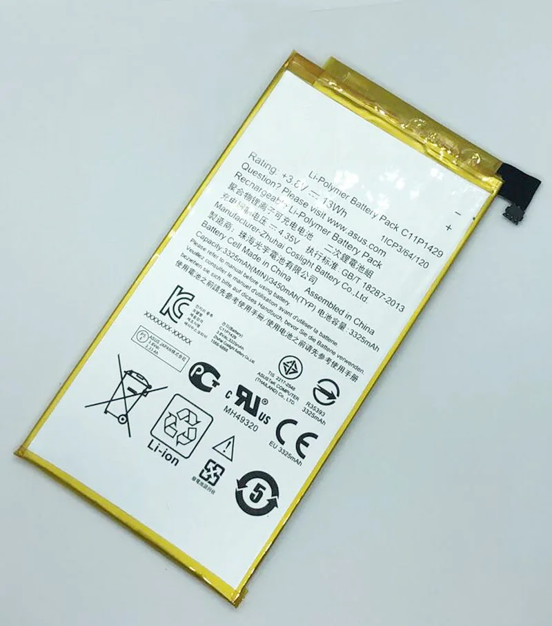 GeLar 3.8V 3450mAh Battery C11P1429 For ASUS ZENPAD C 7.0 c7.0 Z170MG Z710CG Z710C P01Z P01Y Z170C