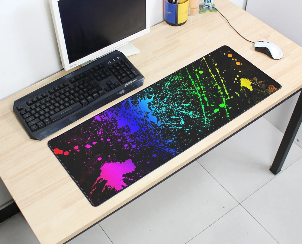 best Non-Skid Rubber Large Gaming Mouse Pad Dream Catcher Feather Pattern Mouse Mat Desktop PC Computer gifts Mousepad big