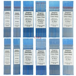 10pcs Argon Arc Welding Tungsten Needle/Rod tungsten Electrode 1.0/1.6/2.0/2.4/3.0/3.2/4.0mm WT20 WC20 WL20 WL15 WZ8 WP WY20