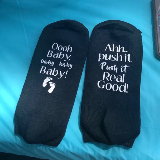 custom text Delivery Socks / Maternity Labor Socks / Personalized Mommy Socks/ Shower Gift / Expectant Mom / Custom Labor Socks