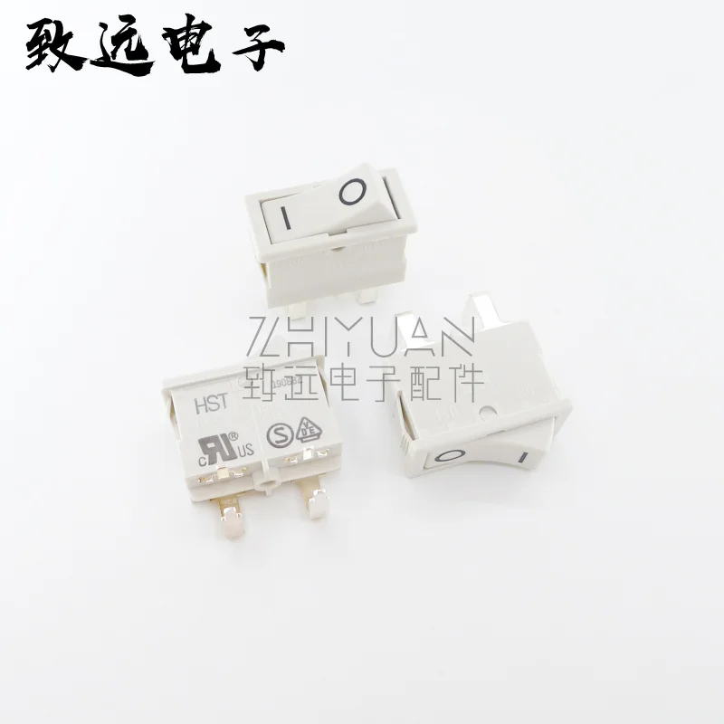 Original new 100% RS1 16A250V horizontal rocker switch side insertion warping plate 4pin 2gear