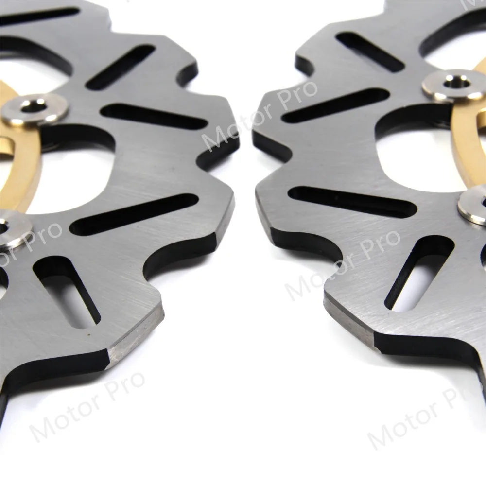 2PCS CNC Floating Disk Brake Disc Rotor For Suzuki GSX FA 1250 GSX1250FA GSX-FA 2010 2011 2012 2013 2014 2015 2016 / DL650
