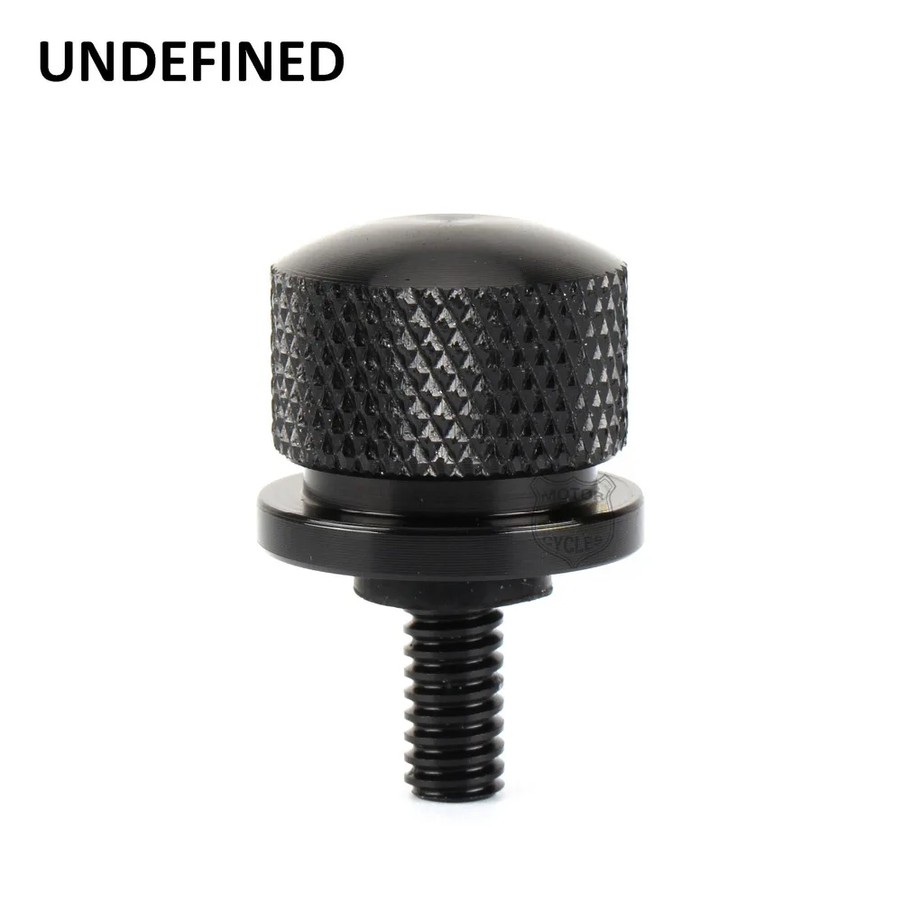 

Black Motorcycle Rear Seat Bolt CNC Fender Bolts Knurled Screw For Harley Dyna Super Glide Low Rider Touring Electra Glide 96-15