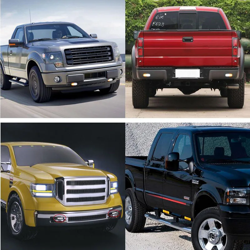 Car Truck 4 Car LED Emergency Beacon Traffic Warning Light Bar Day Light 12V 24V Strobe Flash light Lamp DRL 16Modes Hazard SUV