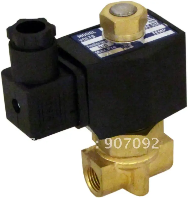 

1/8'' 2W Normal Open Direct Acting Solenoid Valve Brass 2WT012-06 DC12V