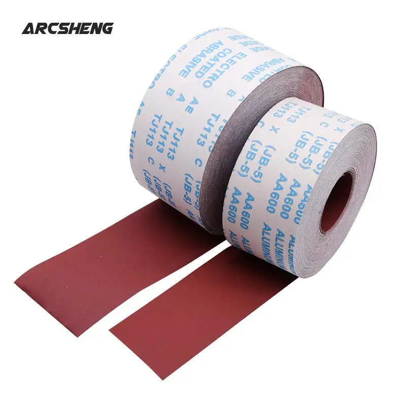 

1 Meter 80-600 Grit Emery Cloth Roll Polishing Sandpaper For Grinding Tools Metalworking Dremel Woodworking Furniture