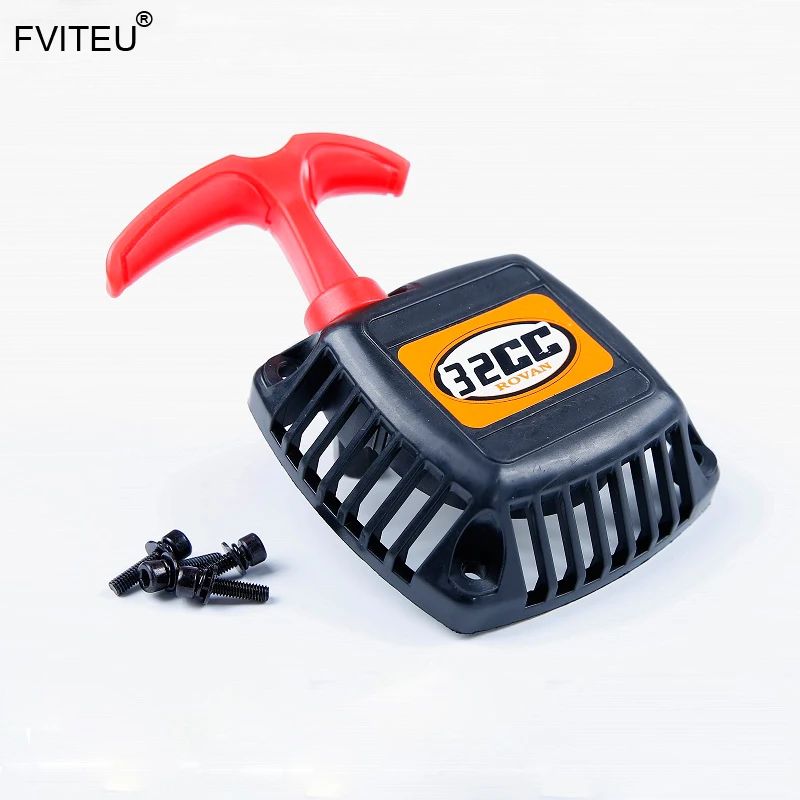 FVITEU Plastic Easy start pull starter for 32-36CC Zenoah CY ROVAN engine for 1/5 hpi rovan km baja 5b 5t 5sc losi 5ive T