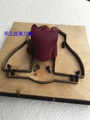 Elephant cow bear wolf hippo abstract animal knife