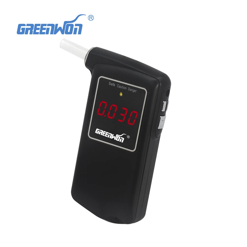 new Free shipping high accuracy Prefessional Digital Breath Alcohol Tester Breathalyzer AT858