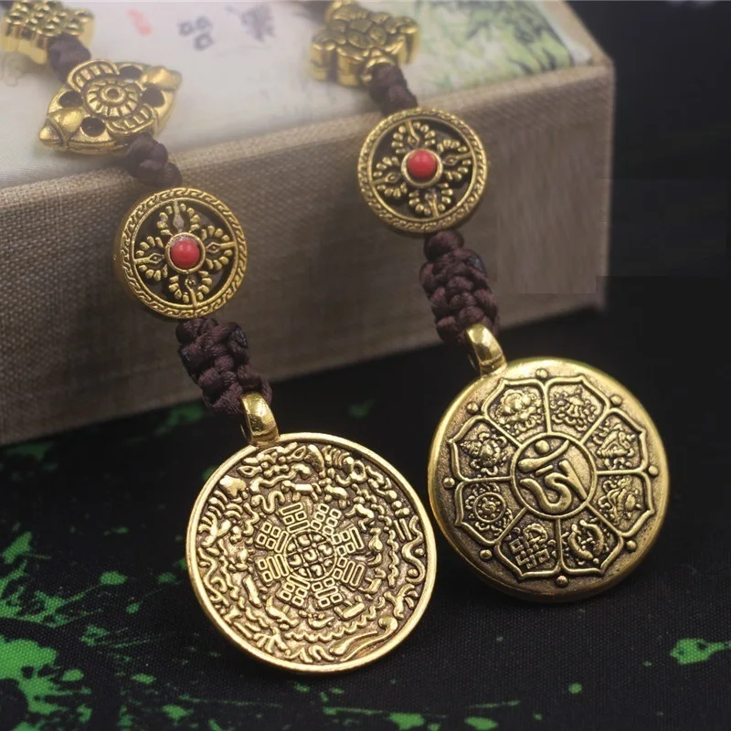 Tibetan characteristics of the Nine Palaces and Eight Diagrams Ornaments Chinese Zodiac Pendant