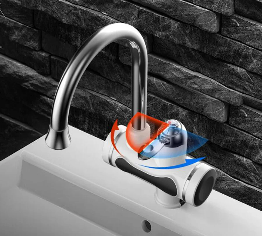 전기 온수 수도꼭지 난방 전기 수도꼭지 난방 전기 온수기 주방 홈 D107