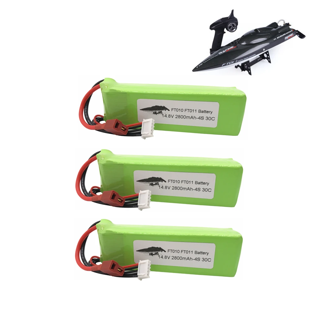 3pcs 2800mah 14.8V BATTERY RC 4s Lipo Battery 14.8V 30C 803496-4s for FT010 FT011 RC boat RC Helicopter Airplanes Car Quadcopter