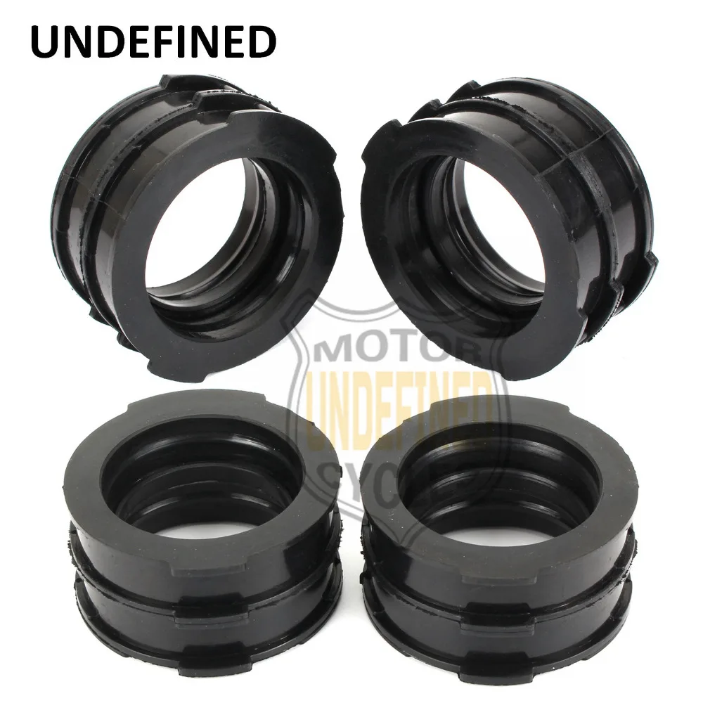 4x Motorcycle Bike Carburetor Carb Intake Manifold Joint Boots Set For Yamaha VMAX 1200 V-MAX 1200 VMX12V 1985-2007 UNDEFINED