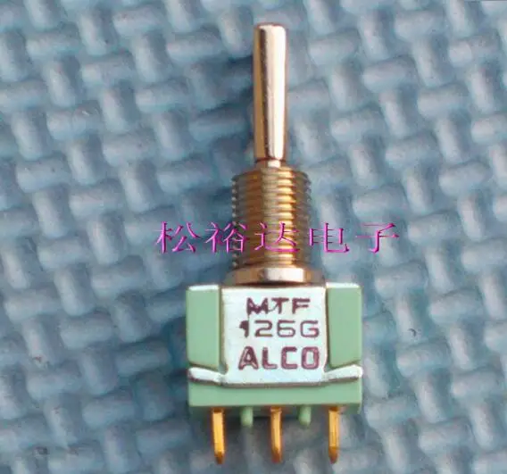 American ALCO MTF126G AC 6A 125V 3A 250V toggle button switch 3 gear Both sides reset hole diameter 6mm