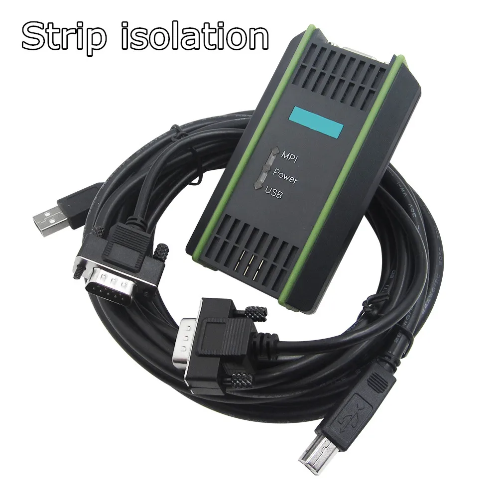 

HAILANGNIAO Ten generation Strip isolation S7-300PLC programming cable 6ES7972-0CB20-0XA0/USB-MPI+ download cable