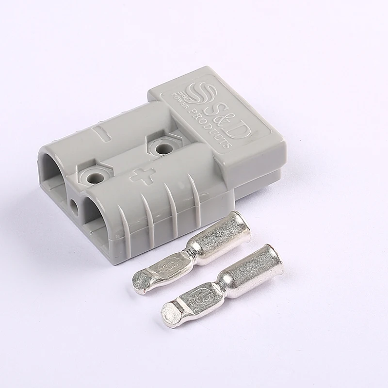 4pcs/lot 50A 600V 2 pin cable plug Car Battery Power Connector Plug with terminal  Connects For Forklift Stacker electrocar