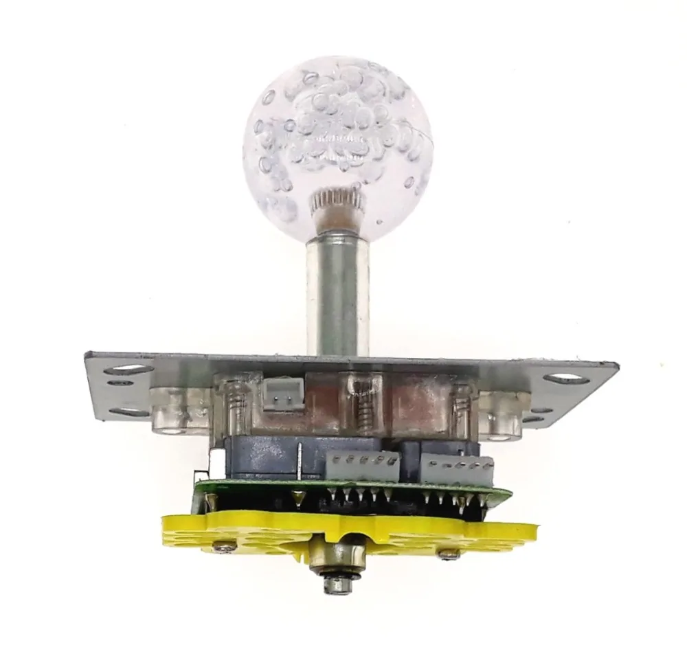 12 В постоянного тока, яркий цвет RGB, джойстик с кольцом 40 мм, Хрустальный поплавок, верхний шар, разъем 5P