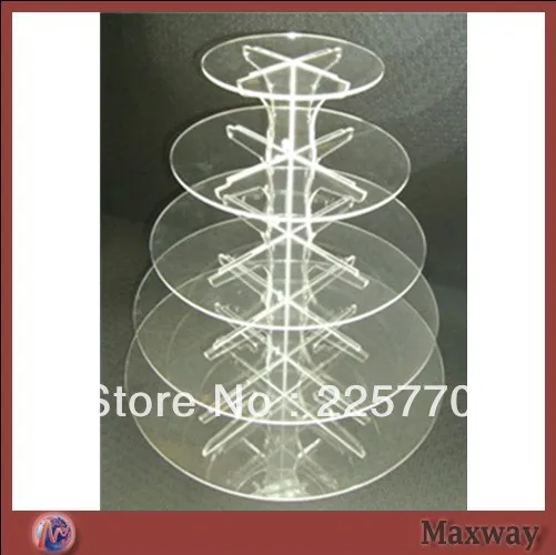 Acrylic wedding cupcake stand / perspex sweetmeats display holder