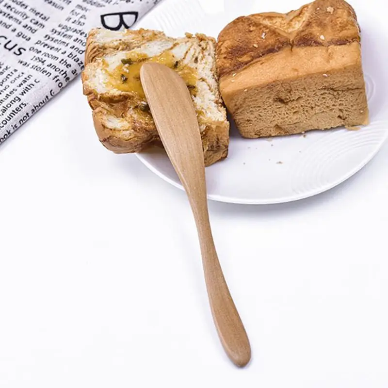 

Wooden Butter Knife Pastry Cream Cheese Butter Cake Knife Cake Decorating Baking Tools F20173481