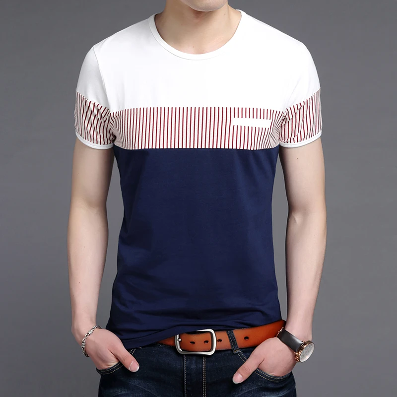 2023 New Fashion Brand T Shirts Mens O Neck Korean Summer Tops Street Style Trends Top Grade Short Sleeve Tshirts Men Clothing