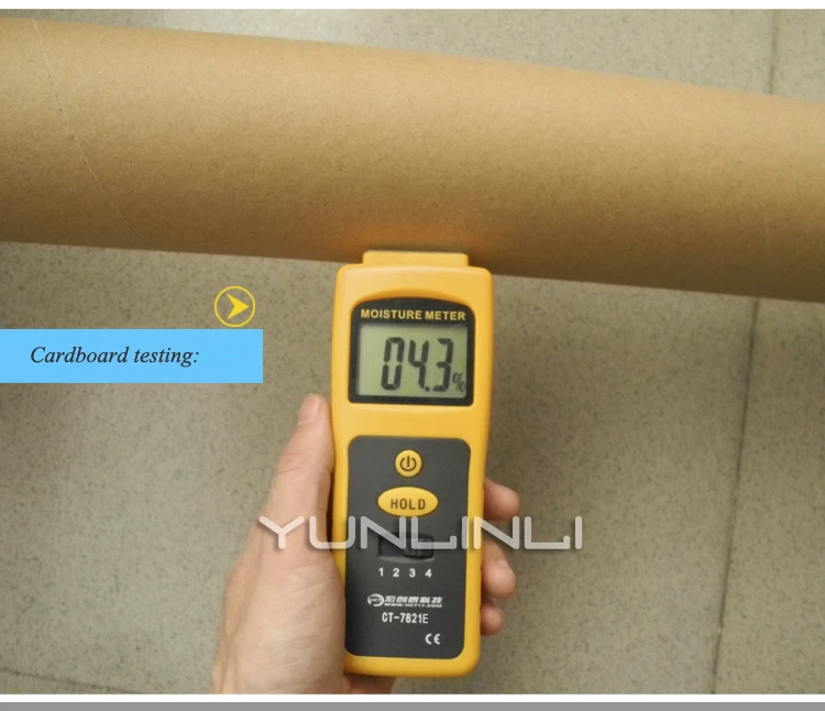 

0-80% Inductive Moisture Meter Wall Construction Material Humidity Detector Wall Construction Moisture Test Instrument Equipment