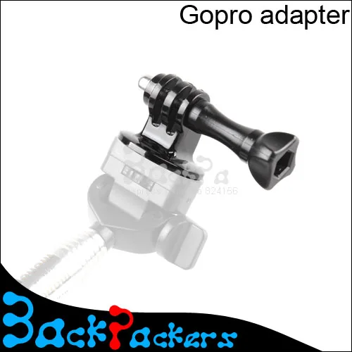 2in1สำหรับ Tripod Gopro & Monopod Mount Adapter Screw 1/4ชุดยึดสำหรับ Gopro Hd Hero 3 + 3 2 1สำหรับ Aksesoris Kamera Gopro