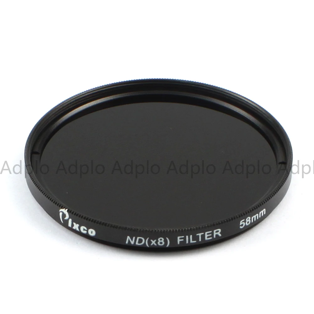 Pixco 58mm 58 Neutral Density ND8 Filter Suit For C anon Nik on Camera
