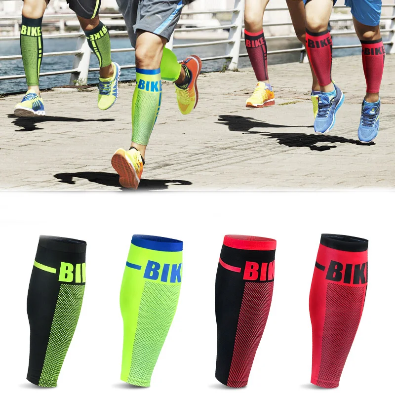 2 Pcs Professional Sport Soccer Football Shin Protector Breathable Calf Compression Shin Guard Sport Safety Guard Leg Sleeves