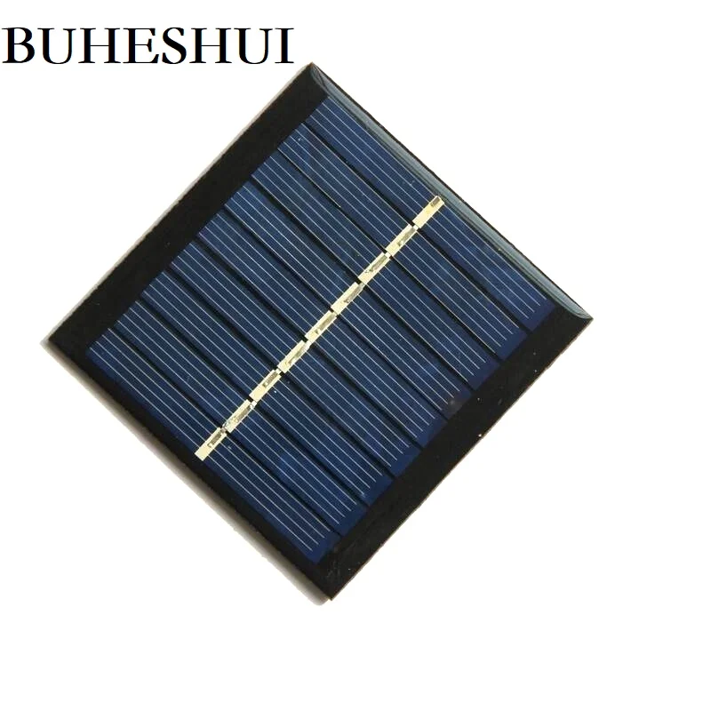 

BUHESHUI 135MA 4.5V Mini Solar Cell DIY Solar Panel Charger System For 3.7V Battery Light Toy Study 65*65MM 1000Pcs Wholesale