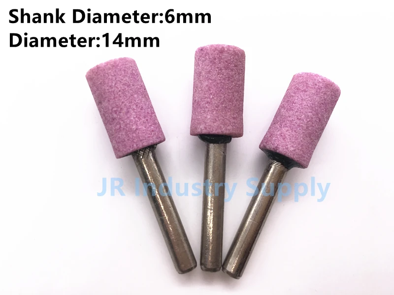 10pcs 6*14mm Abrasive Mounted Stone For Dremel Rotary tools Grinding Stone Wheel Head dremel accessories