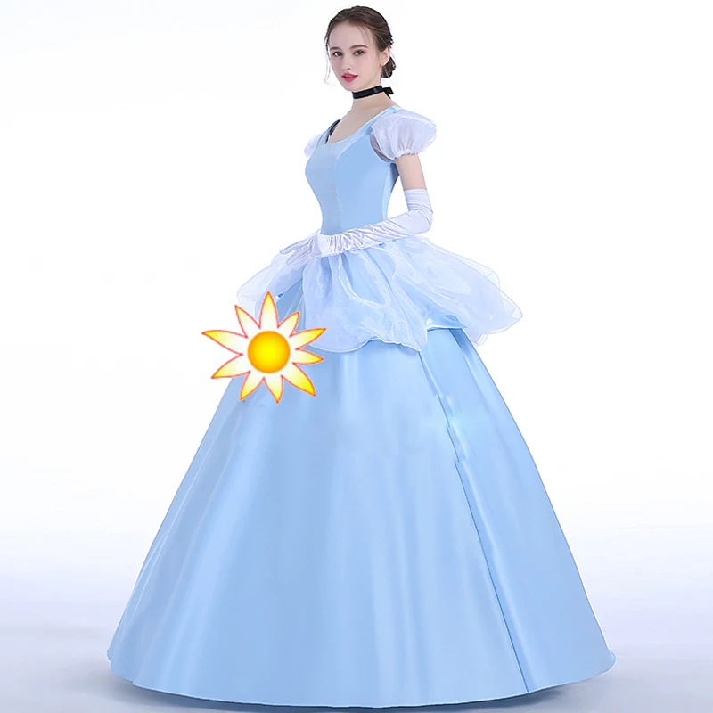 Custom Made Cinderella Princess Costume Adult Costume Cosplay For Women Ladies Hallowmas Party