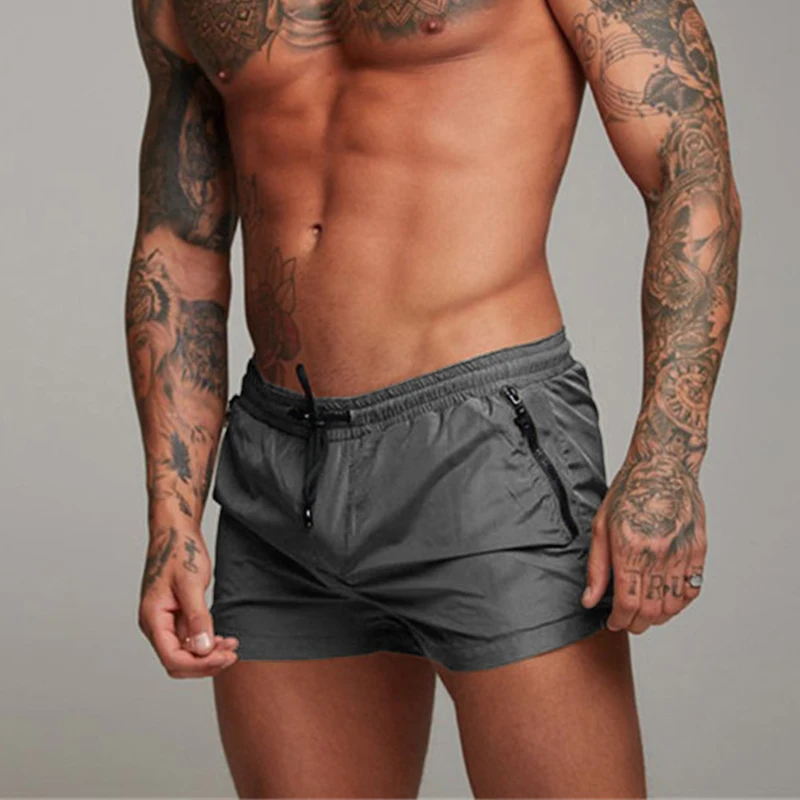 Mens Summer Running Shorts Fashion Men Gym Quick Dry Breathable Beach Jogging Shorts Sport gyms Short Men Beach Shorts