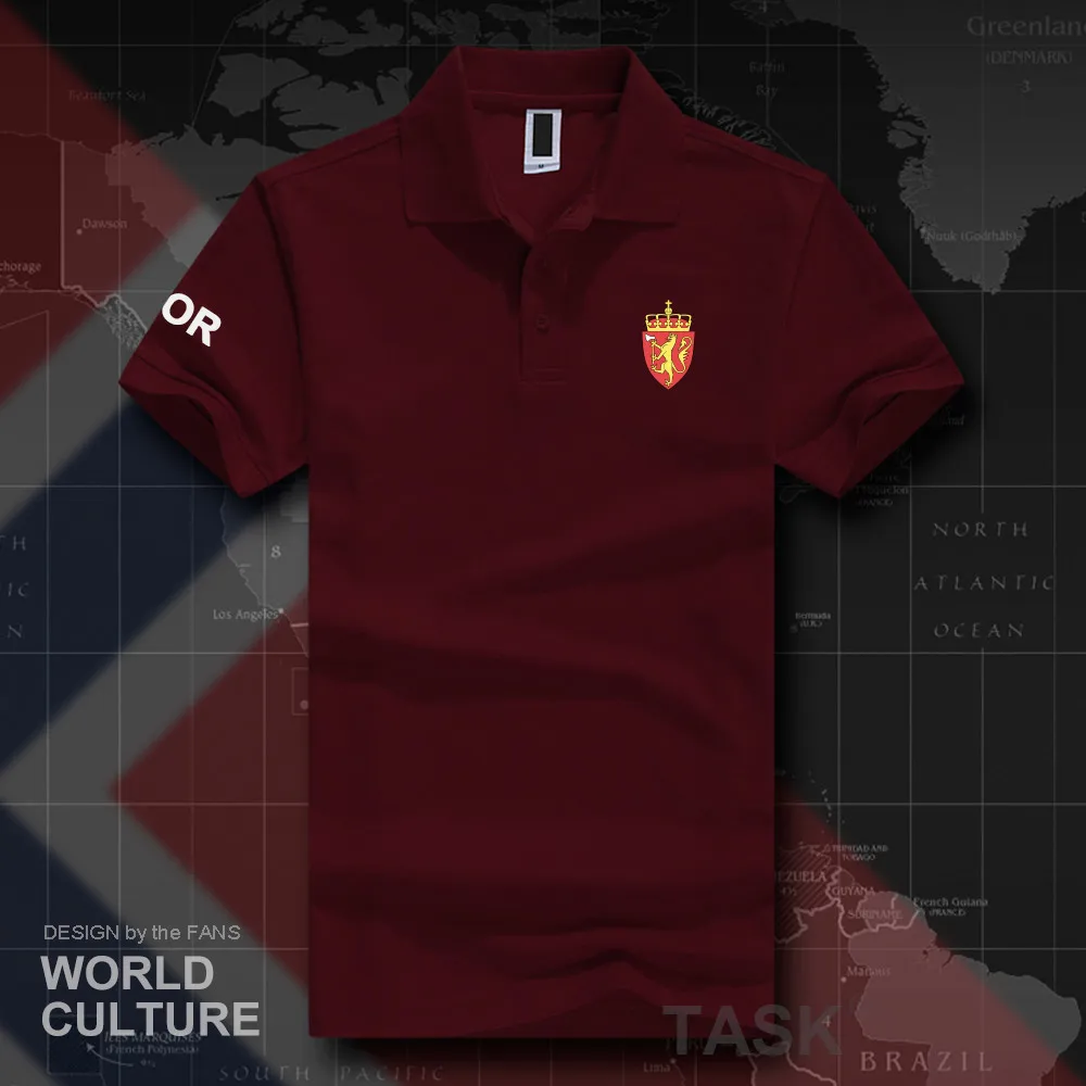 Norway Norge NOR Norwegian Nordmann NO polo shirts men short sleeve white brands printed for country 2018 cotton nation team 20