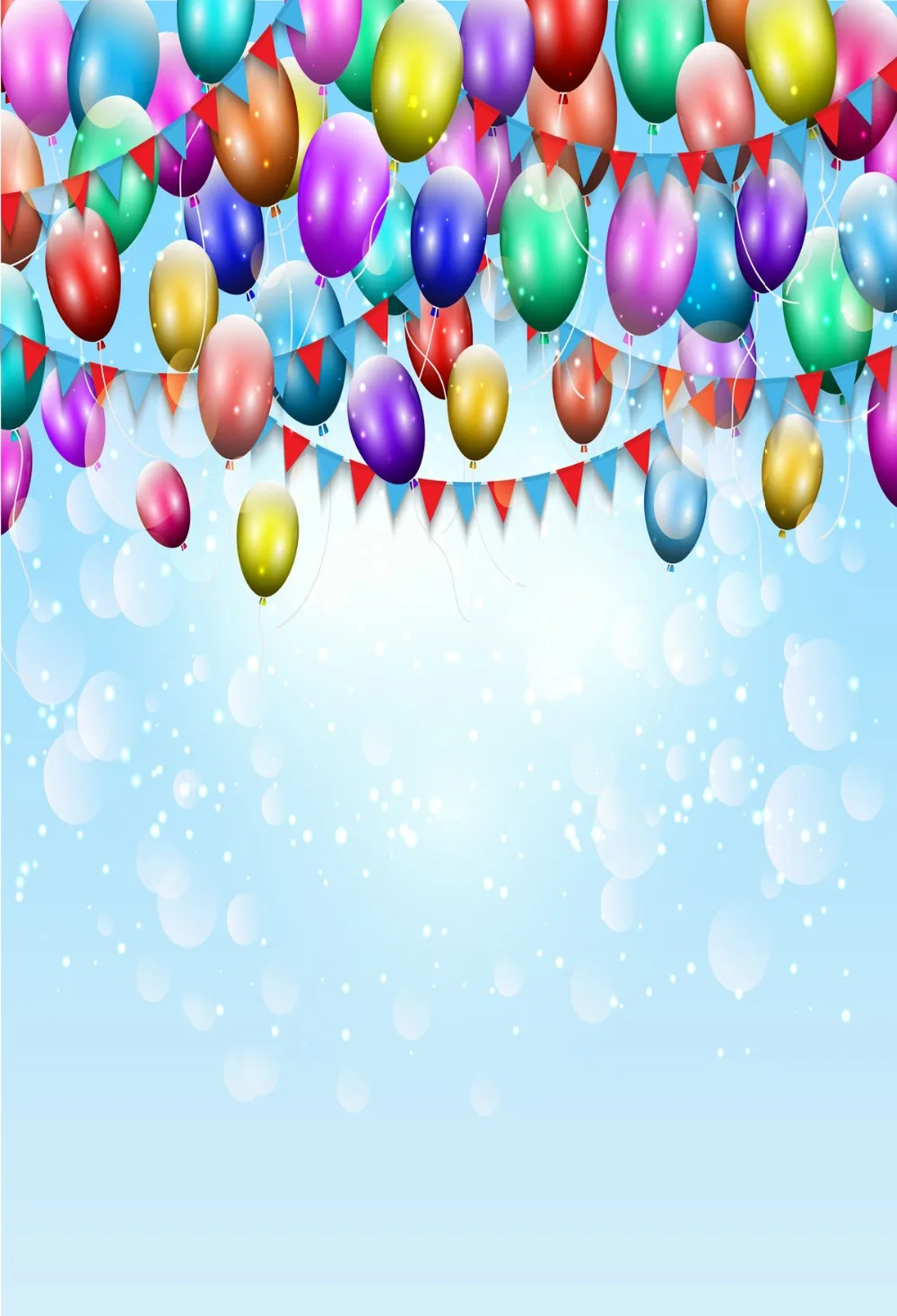 

VinylBDS Dreamlike Balloons Photography Backgrounds Customize Birthday Backgrounds For Photo Studio Microfiber Photo Backdrop