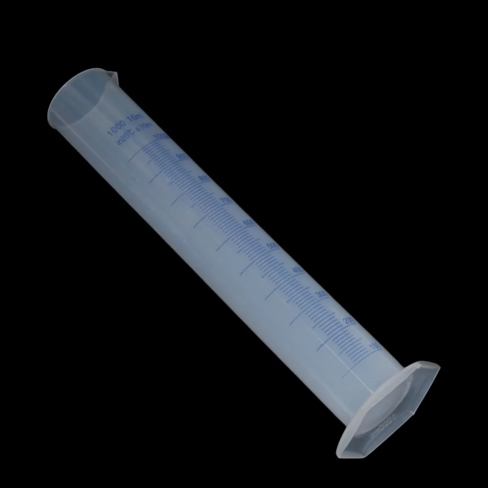 1000ml Graduated Plastic Measuring Cylinder Chemistry Laboratory Measure  for Lab Supplies Laboratory Tools 1 Pcs