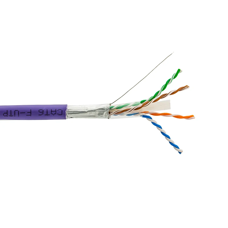 Network Lan Cable Gigabit Cat6 UTP FTP 10GBit Cat6A Cat7 SFTP Installation Cable Oxygen-free Copper Wires Indoor LSZH