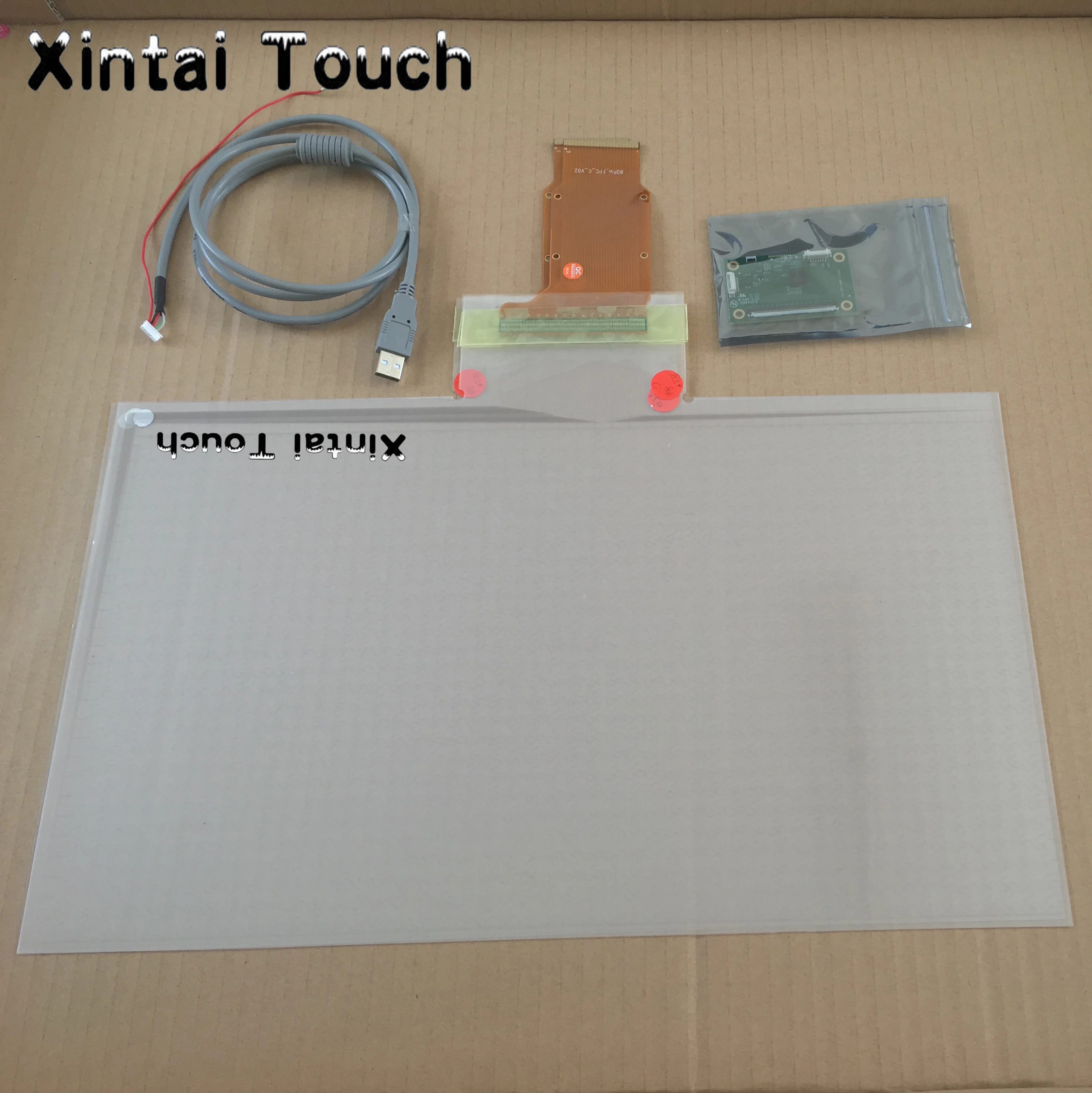 

21.5" 10 points High Quality Clear touch screen interactive film, interactive multi-touch foil, USB touch film for glass