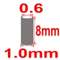 1.0x8mm  100 piezas
