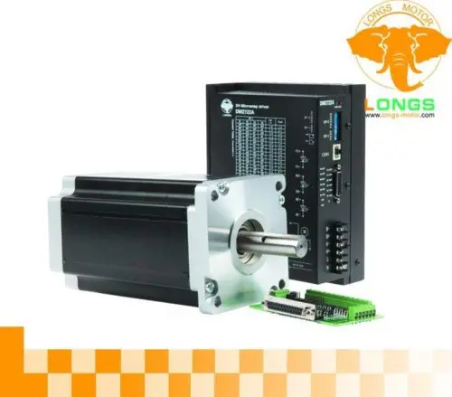 Stepper Motor Nema 42 4210 oz.in 8A 42HS6480&Stepper driver DM2722A 9.8A CNC kit LONGS MOTOR