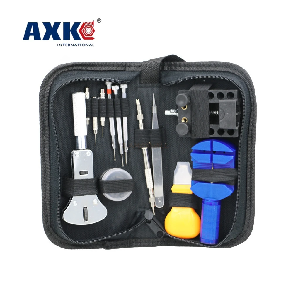 13 Pcs/Set  Watch Repair Tool Kits Set Watch Case Opener Link Spring Bar Remover Screwdriver Tweezer Watchmaker Dedicated Device